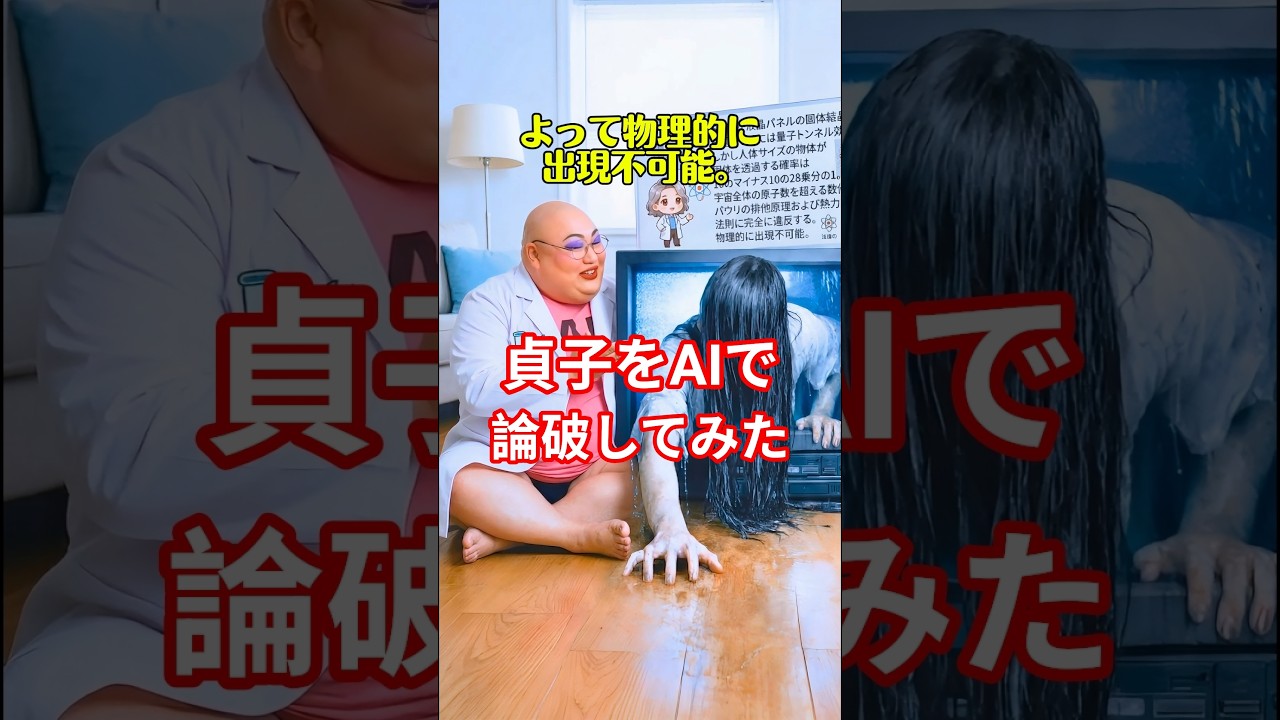 貞子をAIに論破させてみた #貞子 #ネタ #日本