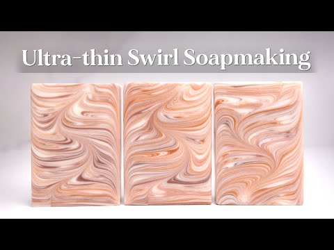 Ultra Thin Swirl Soap Making | Soap Challenge Club