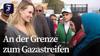Angelina Jolie besucht Grenzübergang Rafah