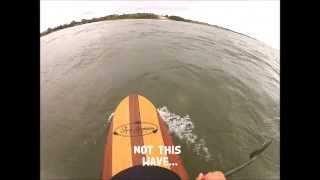 preview picture of video 'Manistee Michigan Stand Up Paddle Surfing Labor Day 2013'