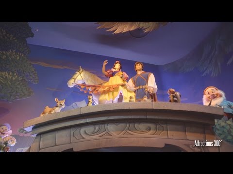 [4K] Disneyland Paris Snow White Ride - Snow White's Scary Adventures