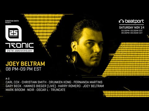 Joey Beltram DJ set - Tronic 25th Anniversary | @Beatport Live