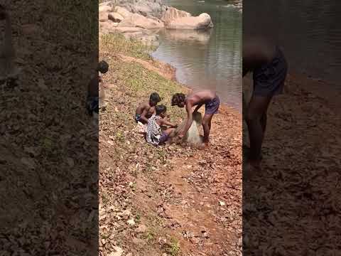 Fishing and tribal children, Dr. Sanjeet Kumar
