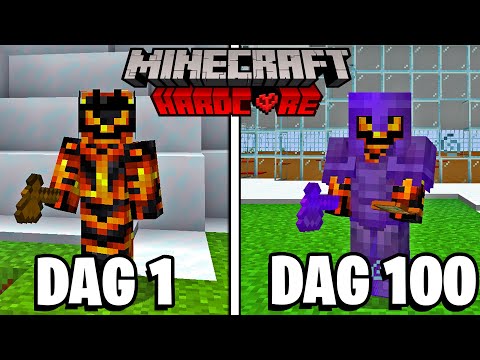 Jeg Overlever 100 Dage I HARDCORE Minecraft!
