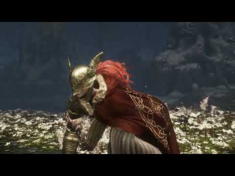 Malenia boss fight with Blood Build Elden Ring