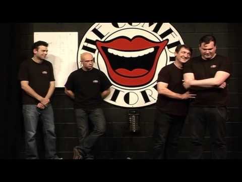 Comedy Checkout Improv Show : Game Example : Word Freeze