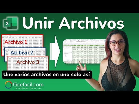 Unir varios archivos en una sola tabla de Excel | Fácil Sin programación