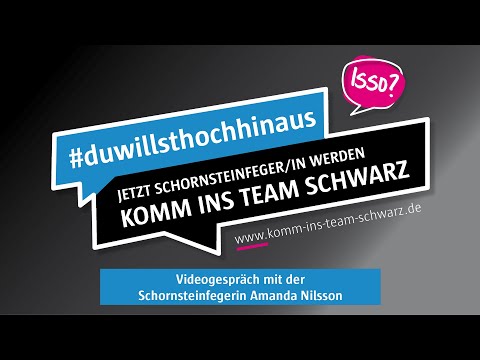 Videogespräch mit der Schornsteinfegerin Amanda Nilsson