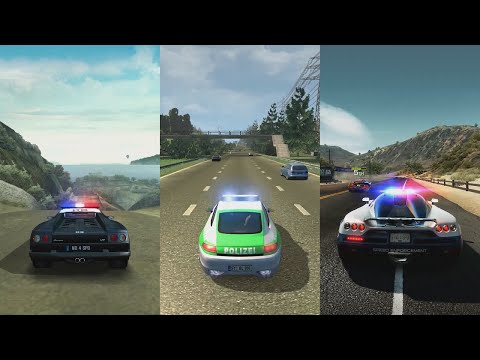 Police Gameplay in 12 different racing games (Need for Speed, Crash Time, The Crew)