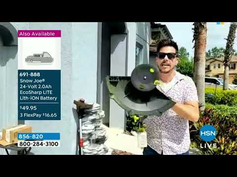 Sun Joe 24Volt 18" Hedger and 10" Grass Trimmer Duo