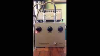 Video thumbnail for A quick demo of the Aluminum Falcon overdrive (Klon Centaur clone) from PCE FX. by Alchemy Audio