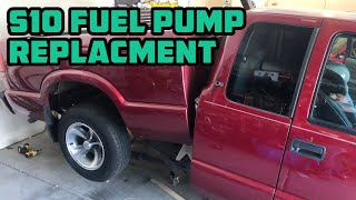2003 S10 Fuel Pump Replacement. Doing a Fuel pump by yourself!
