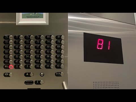 Amazing Otis High-Rise Elevators @ Aqua - Chicago, IL.