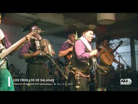 LOS CRIOLLOS DE SALADAS FESTEJANDO SUS 35 AÑOS  | PRINCSS CHAMAMECERO 12 11 2022 @A.G.Producciones