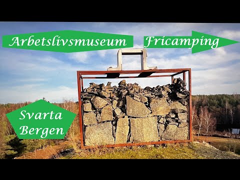 Fricamping SVARTA  BERGEN, Lönsboda, OSBY kommun, Skåne, ARBETSLIVSMUSEUM, Hägghults STENBROTT