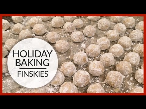 Holiday Baking | Finskies (Russian Tea Cookies) Video