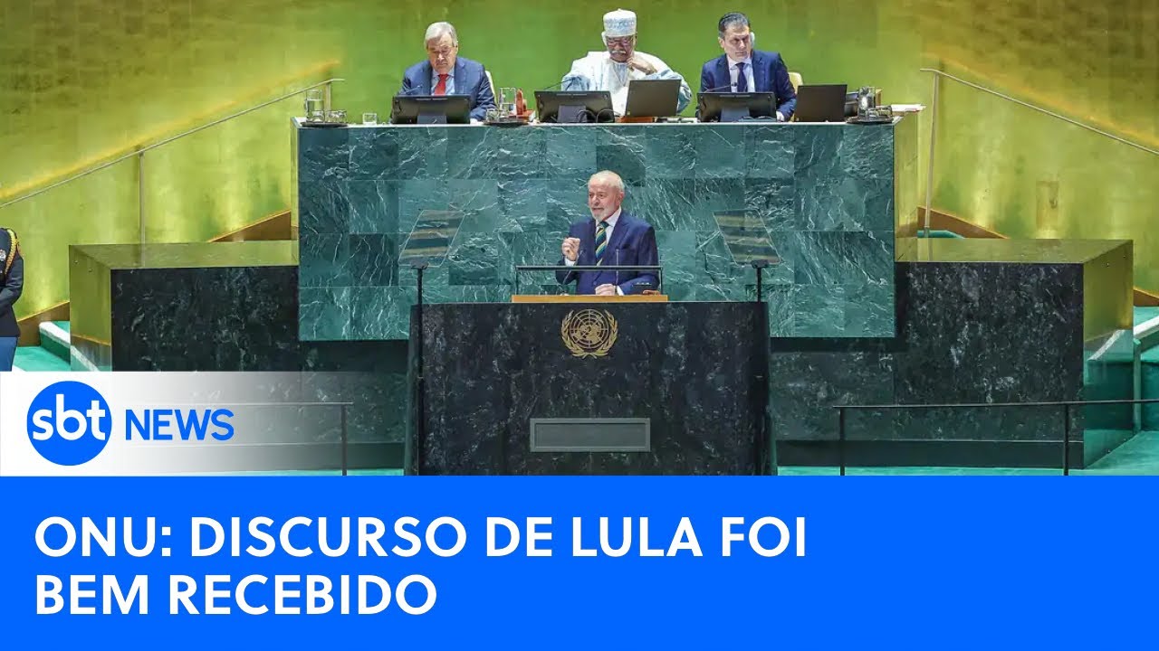 🔴SBT News na TV: Na ONU, Lula cobra cumprimento de ações contra mudanças climáticas