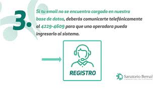 Instructivo Portal Paciente - Sanatorio Bernal