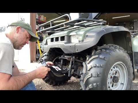 Installing an ATV winch on a Honda Foreman 400