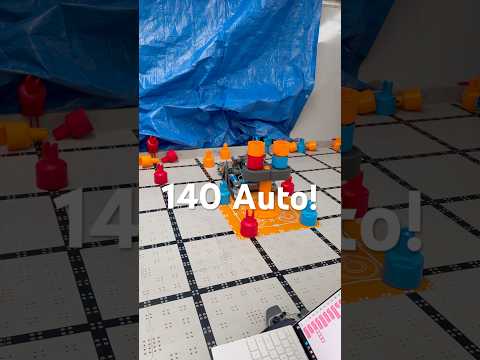 Unofficial WR! 140 point autonomous - Vex IQ Mix and Match #vex #robotics #shorts