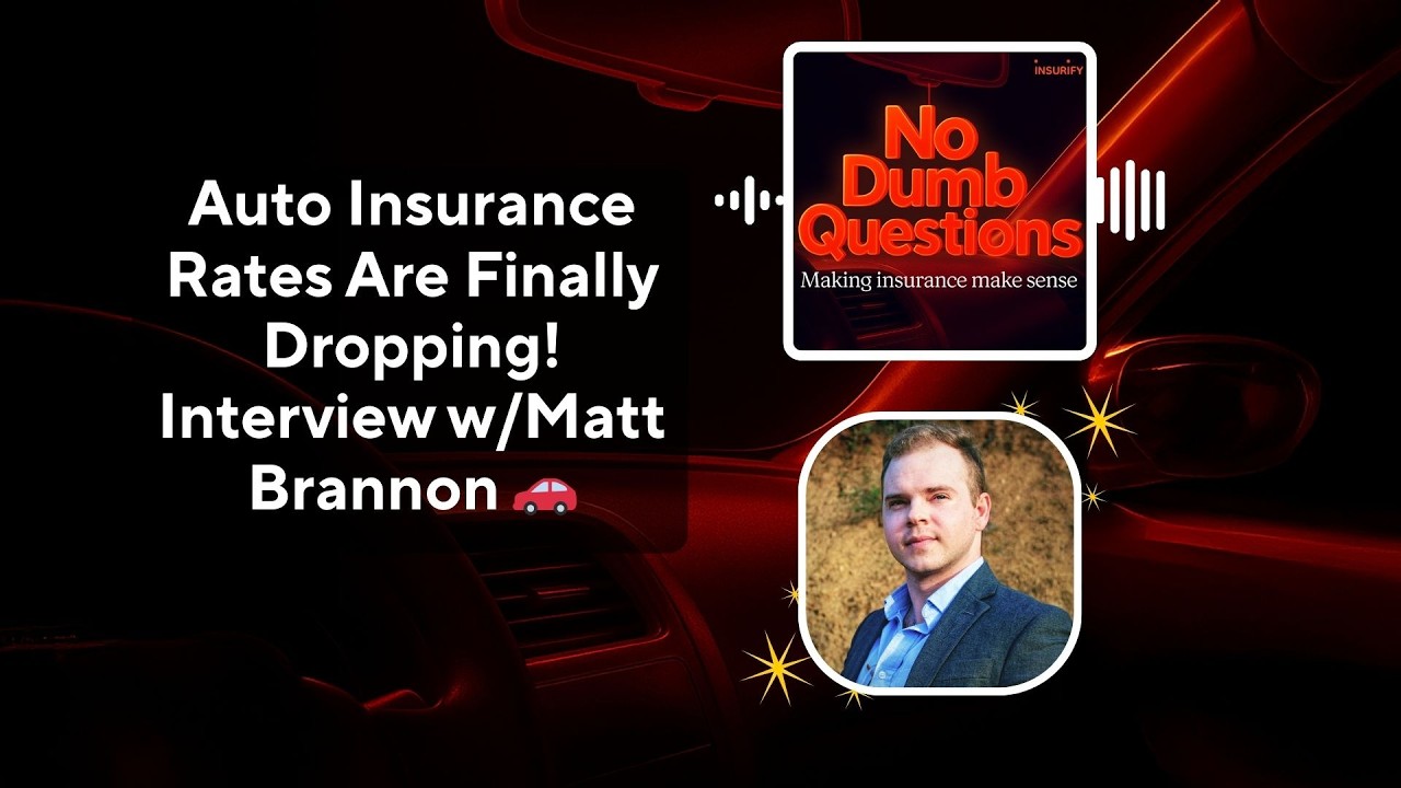 Auto Insurance Rates Are Finally Dropping (Insurify Auto Report + Matt Brannon Interview) | NDQ S1E8