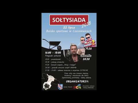 MałYzDużyM - Czerniewice 22.07.2018 Sołtysiada (ZAPROSZENIE)