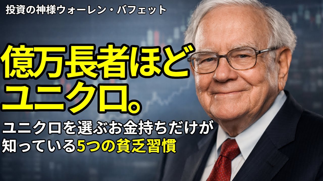 【お金持ちほど質素】見栄で高い服や車を買い続けると、資産は一生増えません。ユニクロを選ぶお金持ちだけが知っている、たった一つのシンプルな原則と5つの貧乏習慣。