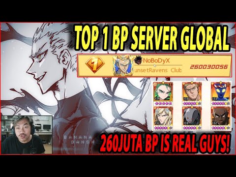 🔥🔥260JUTA BP PERTAMA SERVER GLOBAL [NoBoDyX JADI RAJA KEMBALI] - ONE PUNCH MAN The Strongest