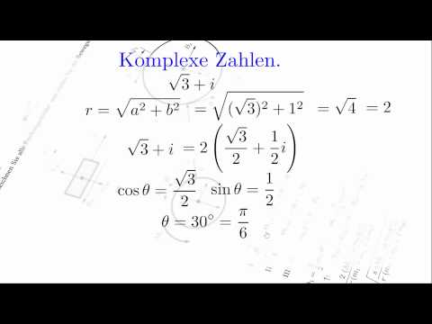Analysis 1 - Komplexe Zahlen Video 5 - Polarform Übung