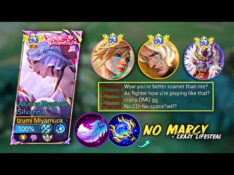 SILVANA ROAMING INSANE DAMAGE BUILD 100% BROKEN!! - Build Top 1 Global Silvana ~ MLBB
