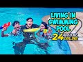 ২৪ ঘণ্টা পানিতে থাকার প্রতিযোগিতা | Living In Swimming Pool Fo