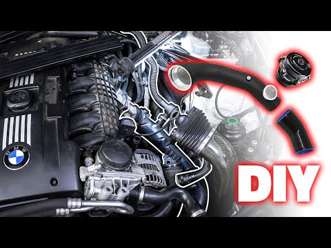 Installing the BEST BMW N54 Charge Pipe & BOV! (DIY)