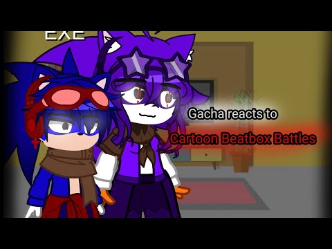 Gacha reacts to Cartoon Beatbox Battles pennywise vs Groot