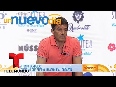 Antonio Banderas confirmó que tuvo un ataque al corazón | Un Nuevo Día | Telemundo