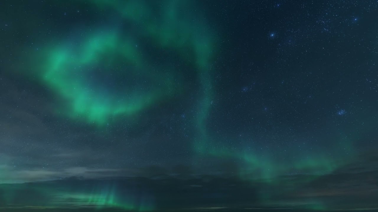 Aurora Northern Lights Nature Motion Graphical Animated Video Background No Copyright Free To Use