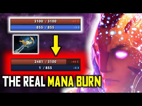 CRAZY MANA BURN! ANTI MAGE DOUBLE ATTACK WITH ECHO SABRE BY 23SAVAGE! | DOTA 2