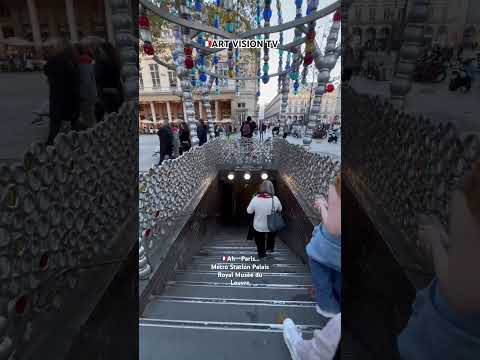 🇫🇷Ah~~Paris...(Estação de Metrô Palais Royal Musée du Louvre) 26/Outubro/2023