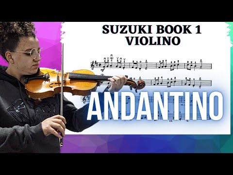 ANDANTINO - Staccato ou Martellato - Suzuki Book 1 Violino Iniciante - Instituto de Cordas T&T