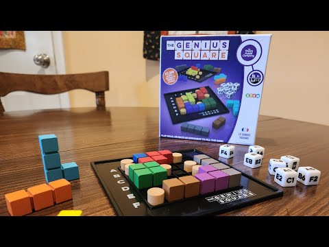 The Genius Square - Solo Play & Review!