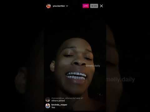 YNW Bortlen ROASTING Hotboii and being funny on Instagram Live