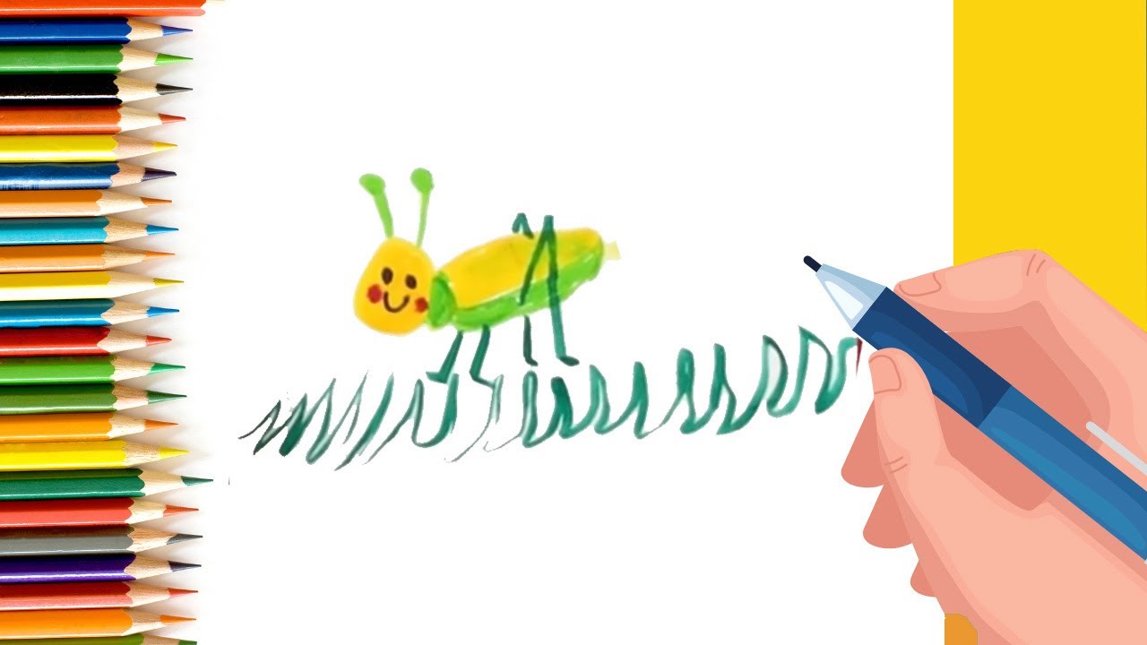 Draw a grasshopper #shorts