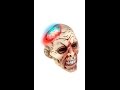Zombiehuvud med ljus video