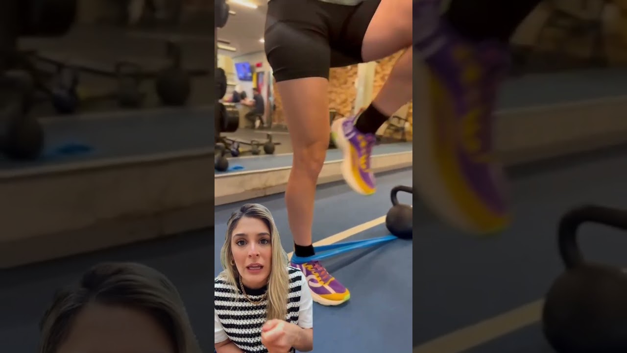 Tibial posterior em cadeia fechada