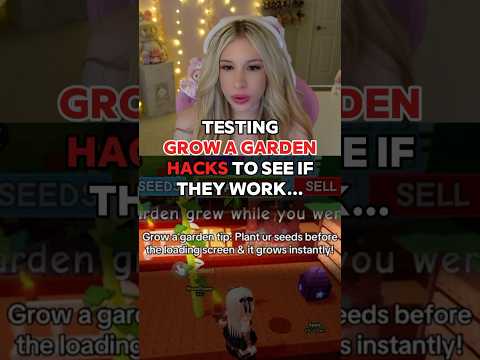 TESTING “GROW A GARDEN” HACKS To See If They Work!