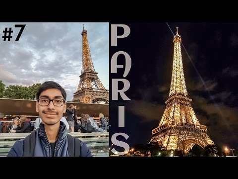 #7. India To Europe Trip - Day 2 | Paris City Tour On a Cruise + Eiffel Tower illumination| France Video