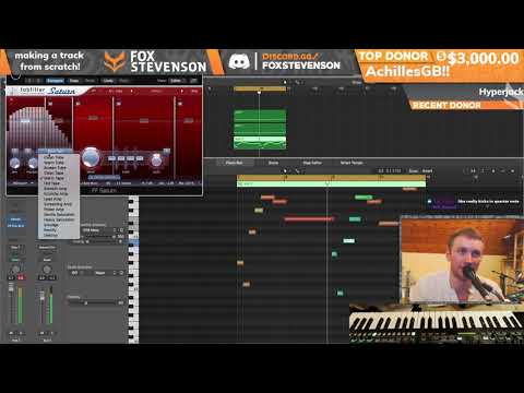 Making a Dubstep drop from scratch - Fox Stevenson Production Stream [Part 5]