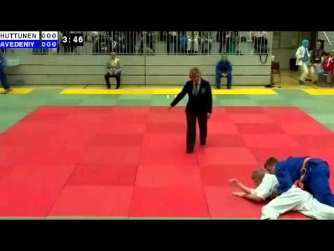 Judo U18 SM 2014: P18-66: HUTTUNEN - AVEDENIY