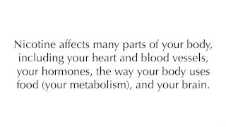 How Nicotine Affects The Body