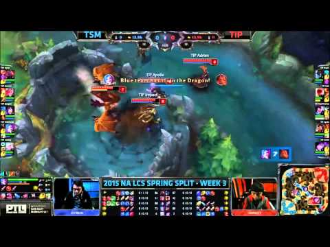 [LCS - NA] TSM vs. TIP JINX ULT INSANE DUBSTEP DRAGONSTEAL {Kappa}