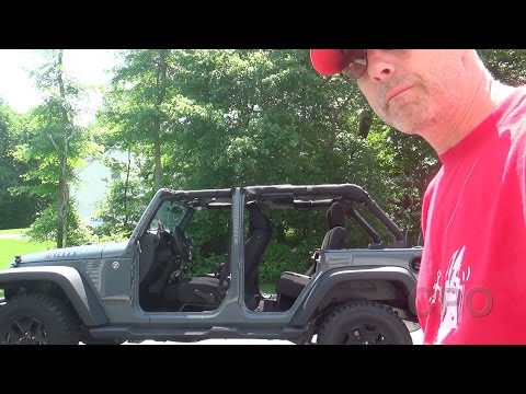 Jeep Wrangler Doors Off Mirror - Motorcycle on Hinge